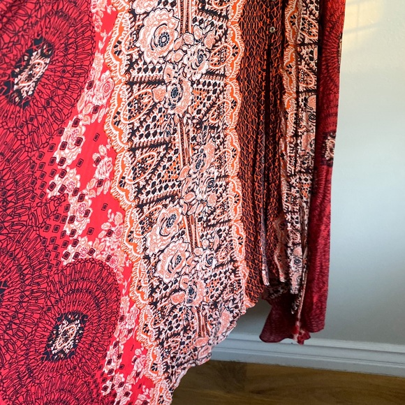 Free People Mexicali Rose Maxi Dress Indie Boho Cottage Festival Cowgirl Western - Picture 10 of 12